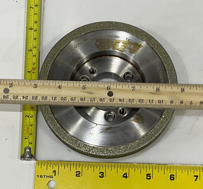 CONTINENTAL DIAMOND TOOL 218857 60/80 GRIT 5.795” DIAMETER GRINDING WHEEL