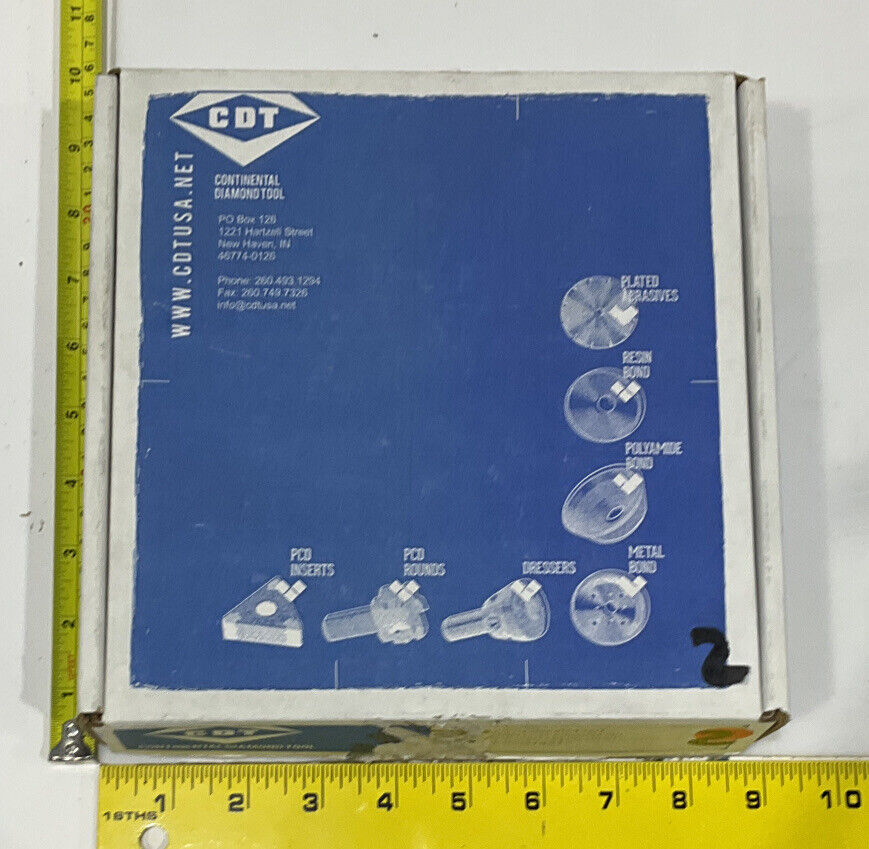CONTINENTAL DIAMOND TOOL 218857 60/80 GRIT 5.795” DIAMETER GRINDING WHEEL
