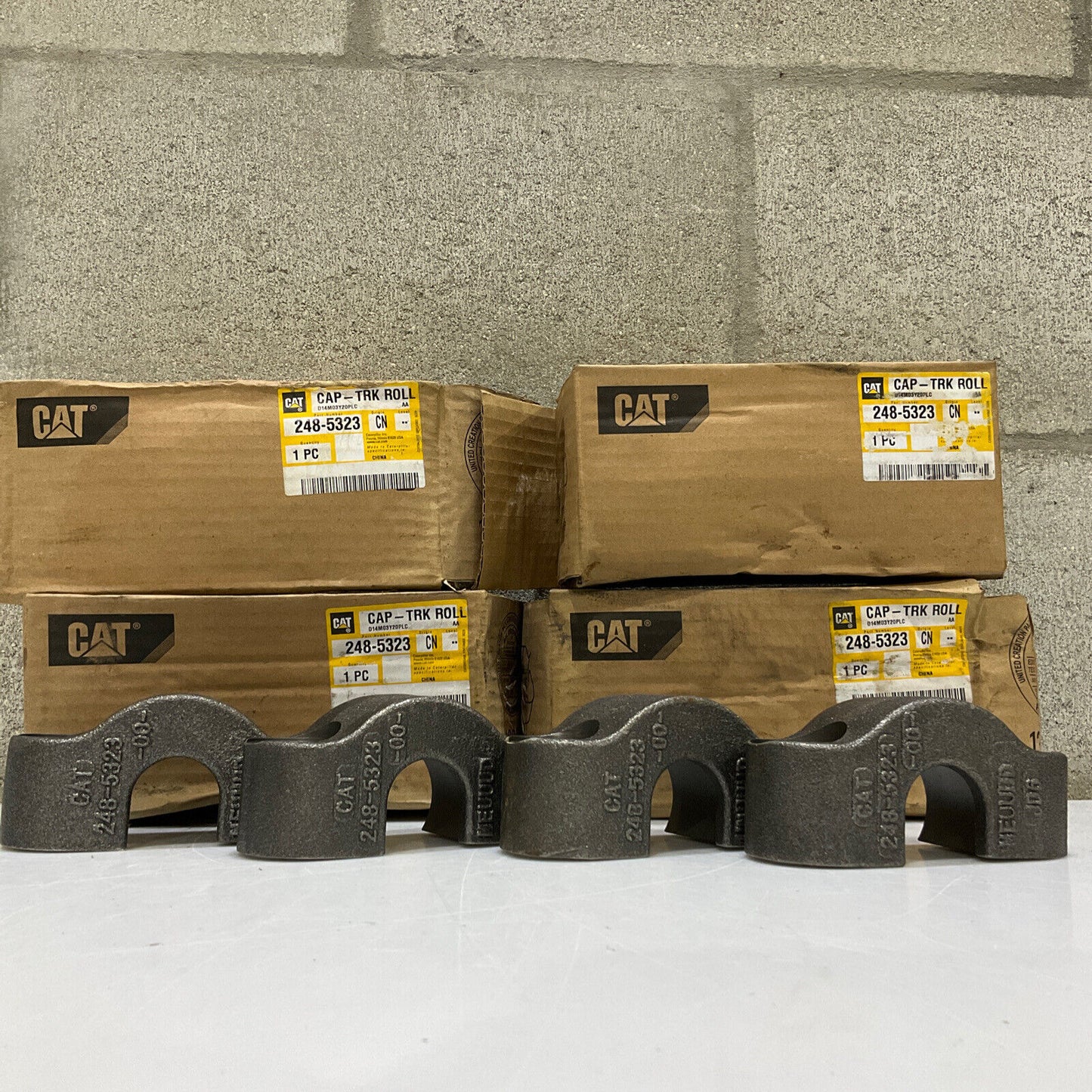 CAT 238-5323 CAP-TRK TRACK ROLLER END COLLAR 107 LOT OF 4