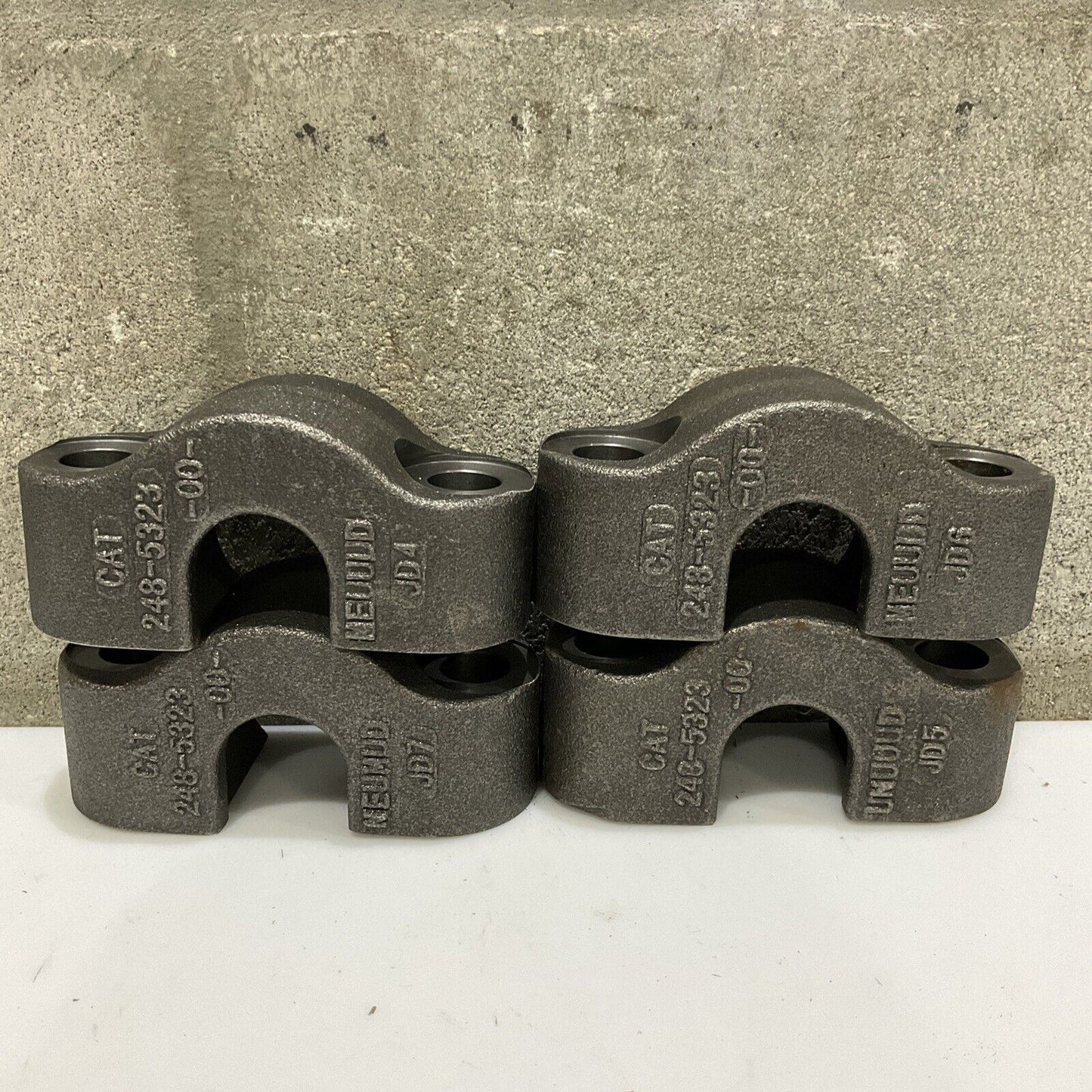 CAT 238-5323 CAP-TRK TRACK ROLLER END COLLAR 107 LOT OF 4