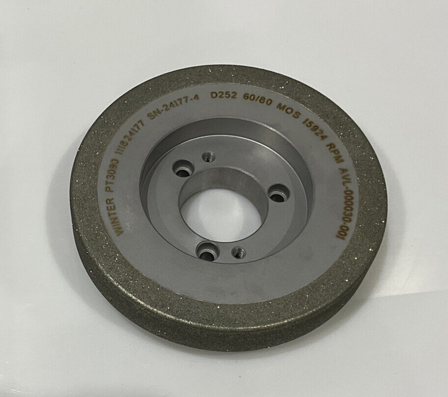 NORTON PT3090 GRIT 60/80 5.795” DIAMETER 1.654” BORE 1” GRINDING WHEEL