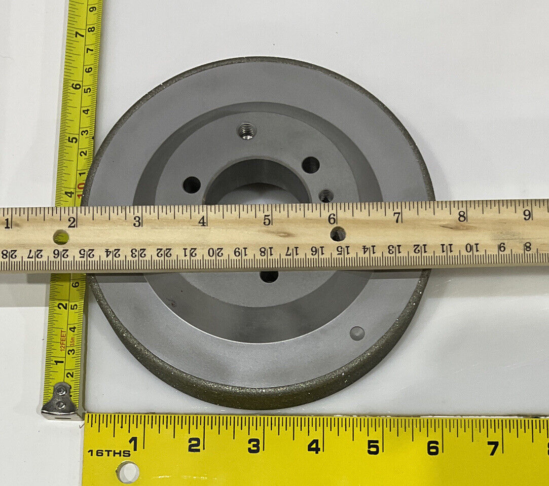 NORTON PT3090 GRIT 60/80 5.772” DIAMETER 1.654” BORE 1” GRINDING WHEEL