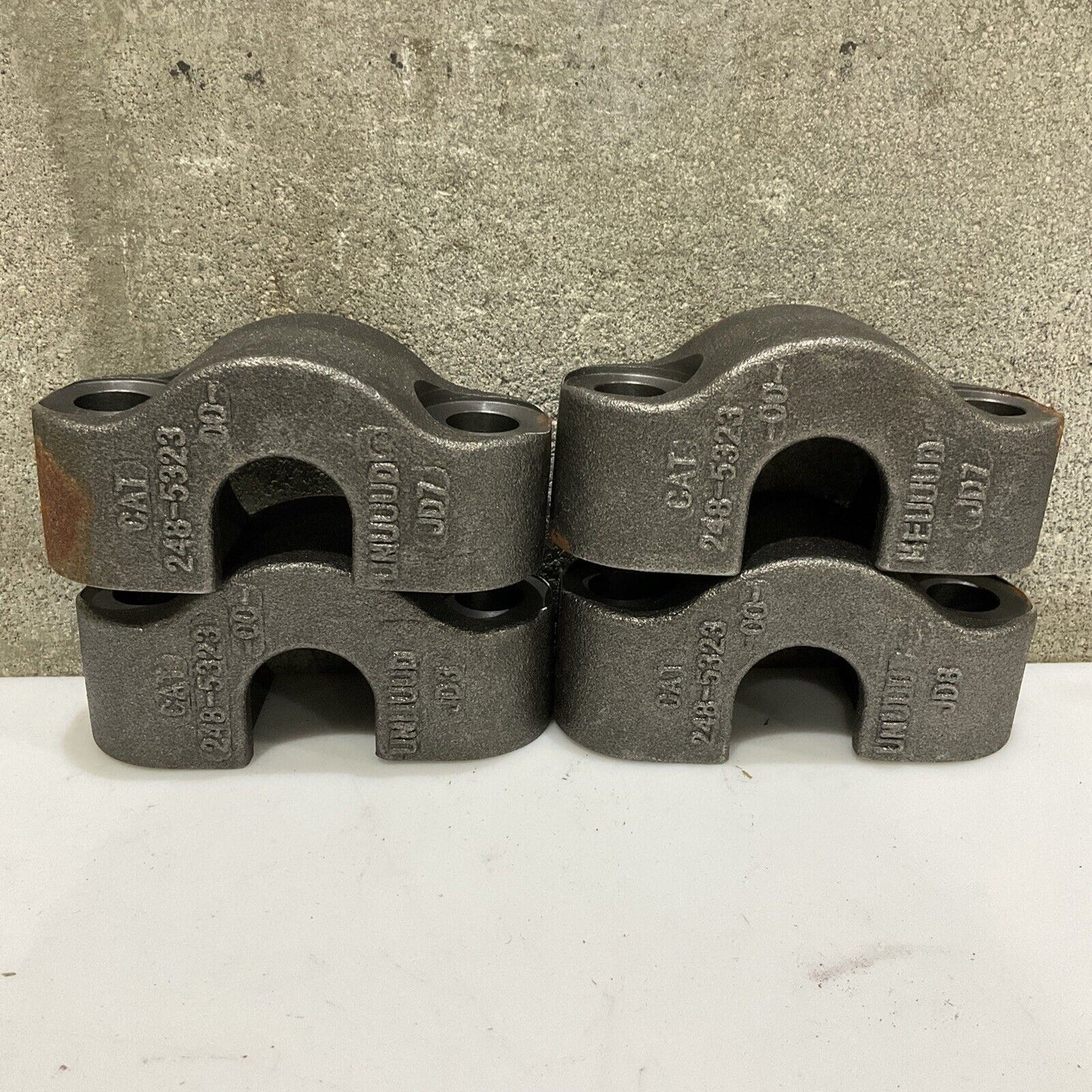 CAT 238-5323 CAP-TRK TRACK ROLLER END COLLAR 107 LOT OF 4 1111111111