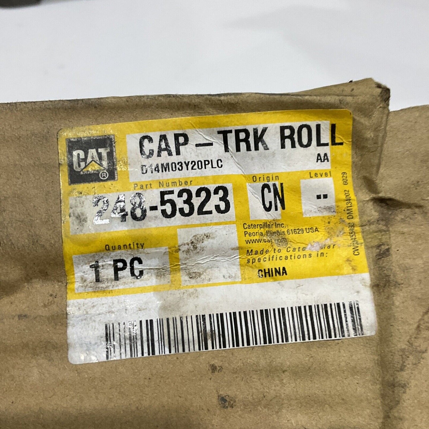 CAT 238-5323 CAP-TRK TRACK ROLLER END COLLAR 107 LOT OF 4