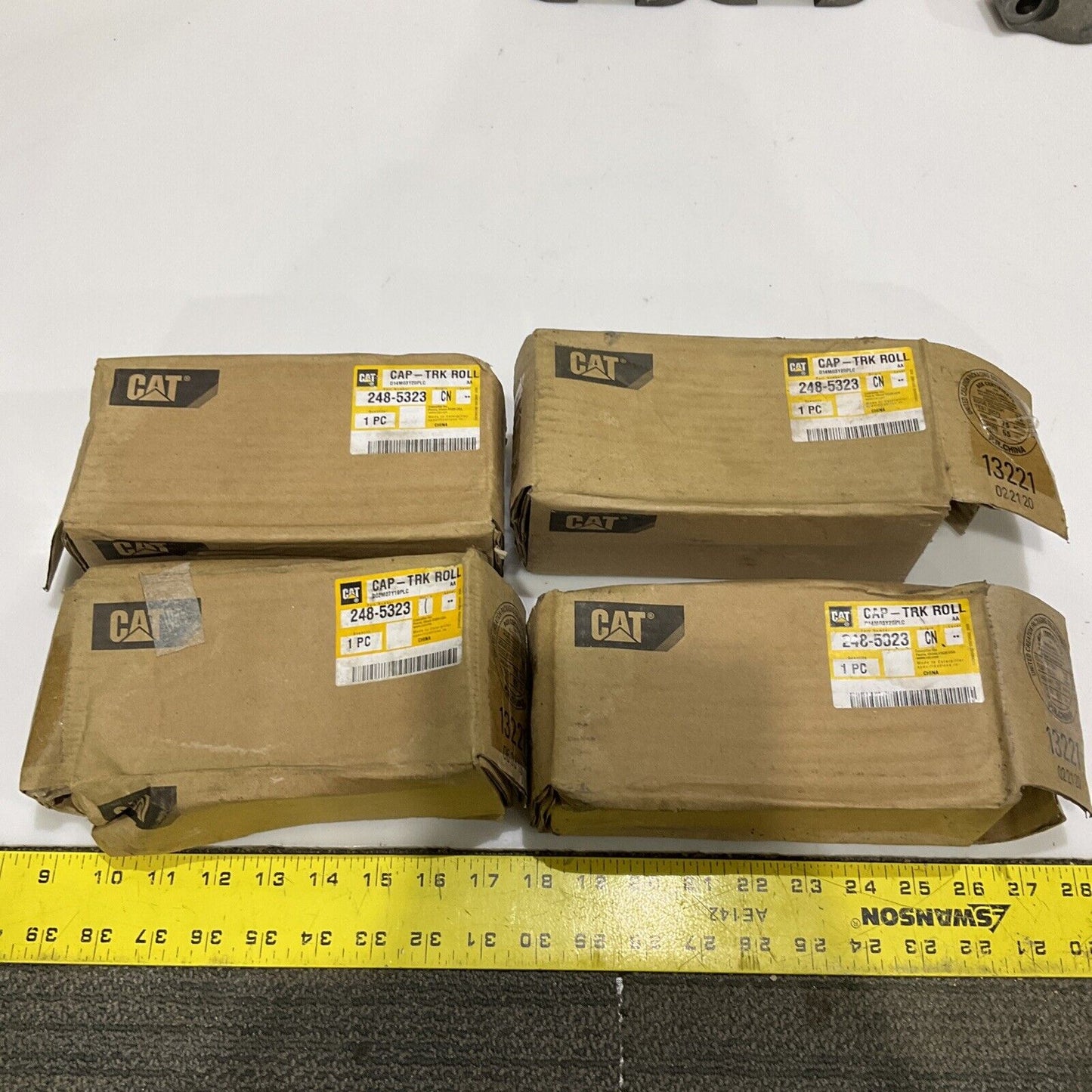CAT 238-5323 CAP-TRK TRACK ROLLER END COLLAR 107 LOT OF 4