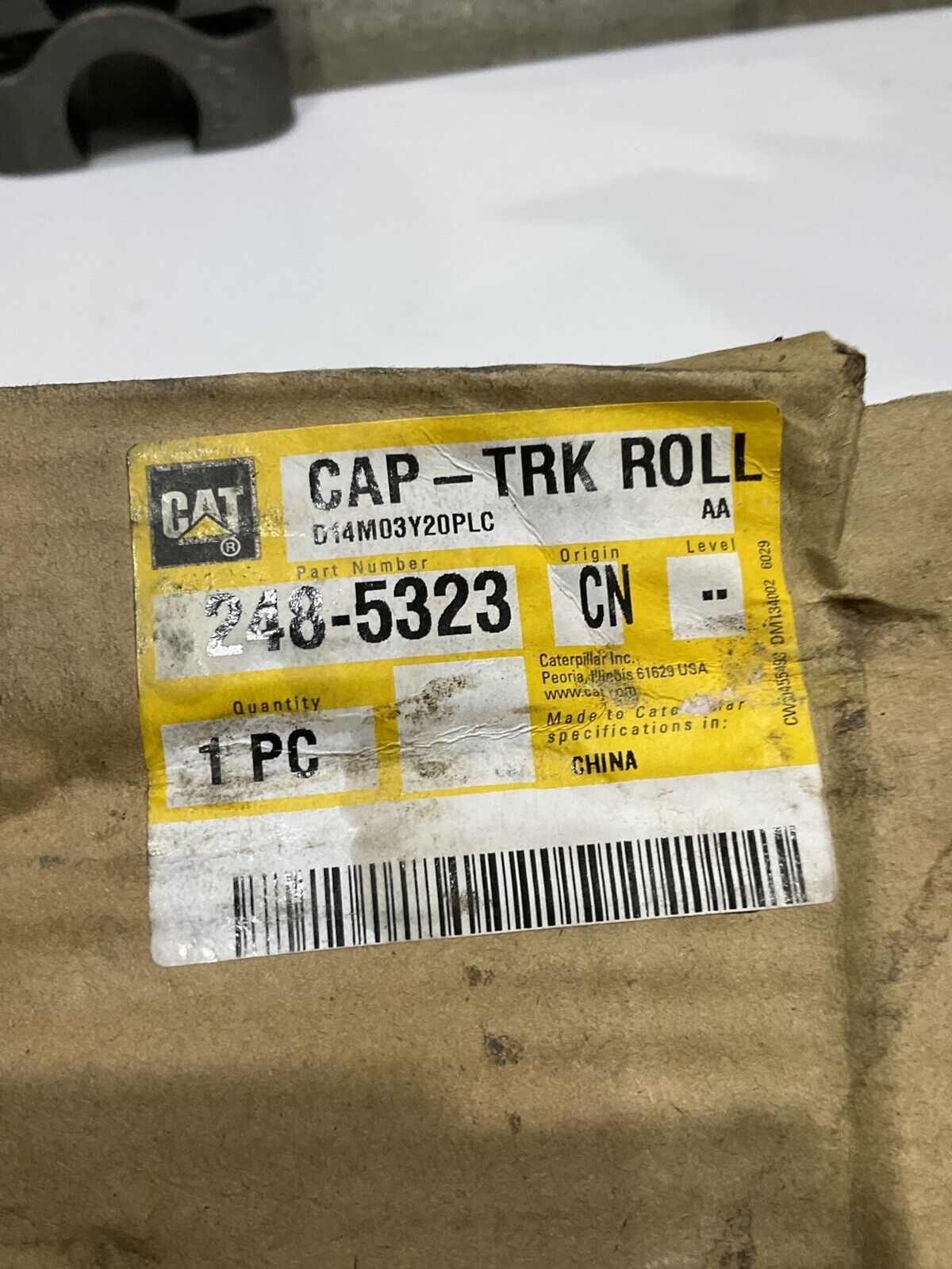 CAT 238-5323 CAP-TRK TRACK ROLLER END COLLAR 107 LOT OF 4 1111111111