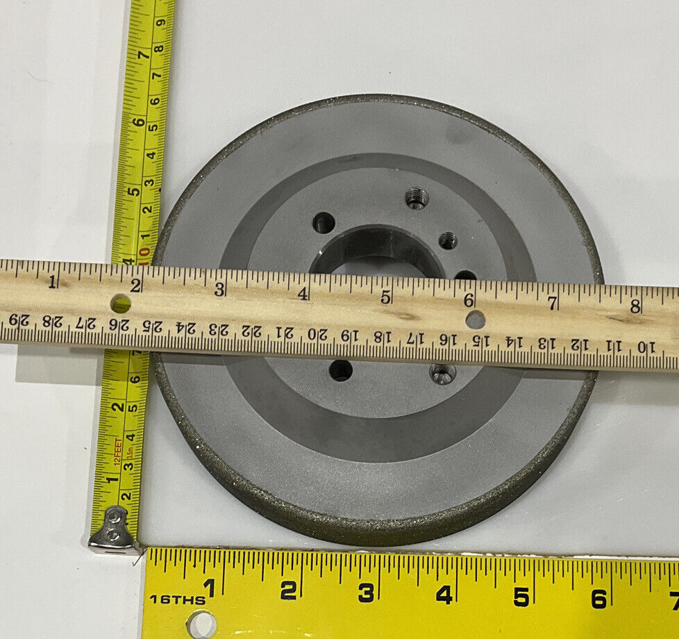 NORTON PT3090 GRIT 60/80 5.772” DIAMETER 1.654” BORE 1” GRINDING WHEEL