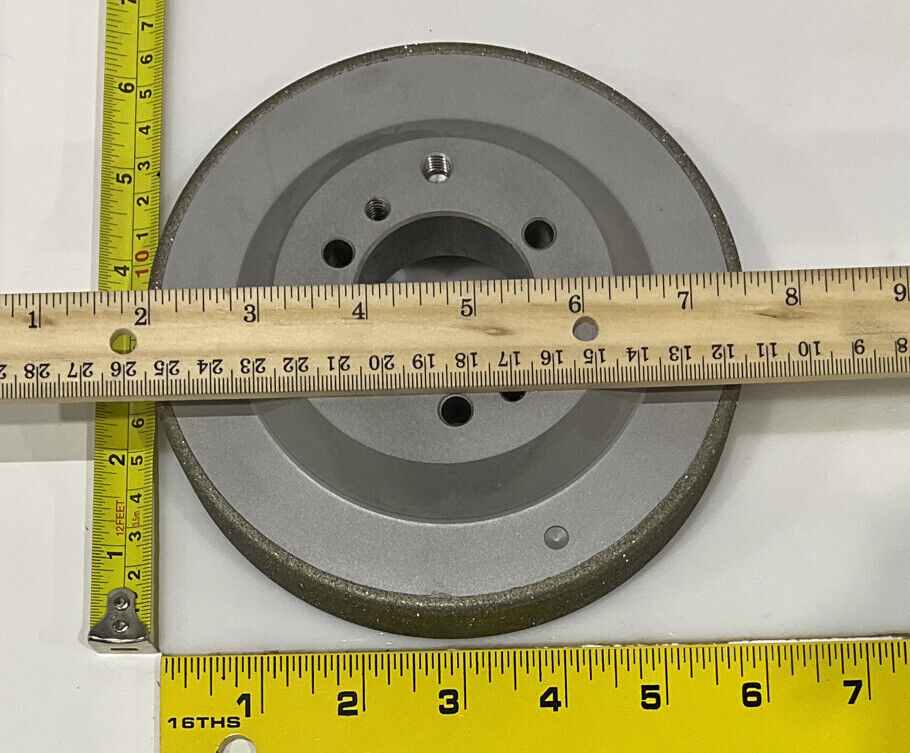 NORTON PT3090 GRIT 60/80 5.795” DIAMETER 1.654” BORE 1” GRINDING WHEEL