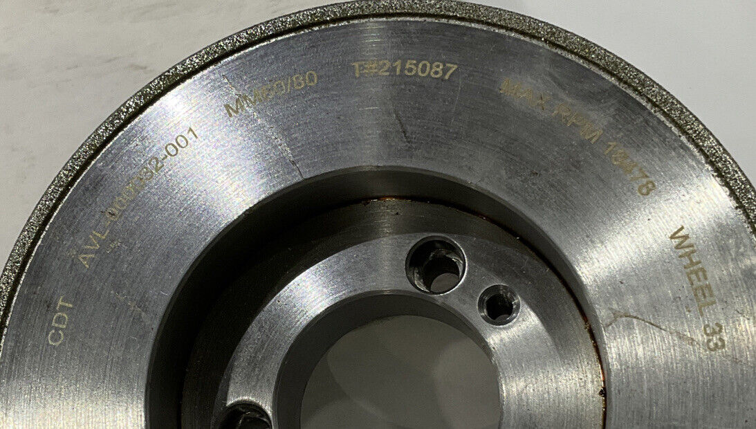 CONTINENTAL DIAMOND TOOL 215087 GRIT 120 5.79" OD GRINDING WHEEL