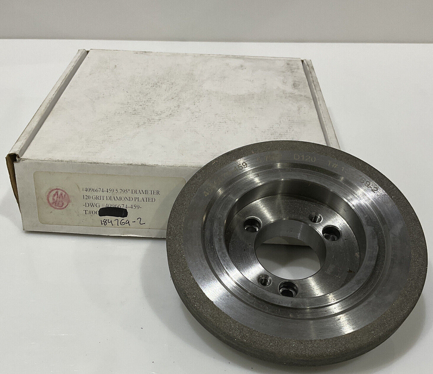 CONTINENTAL DIAMOND TOOL 184769-2 GRIT 120 5.79" GRINDING WHEEL