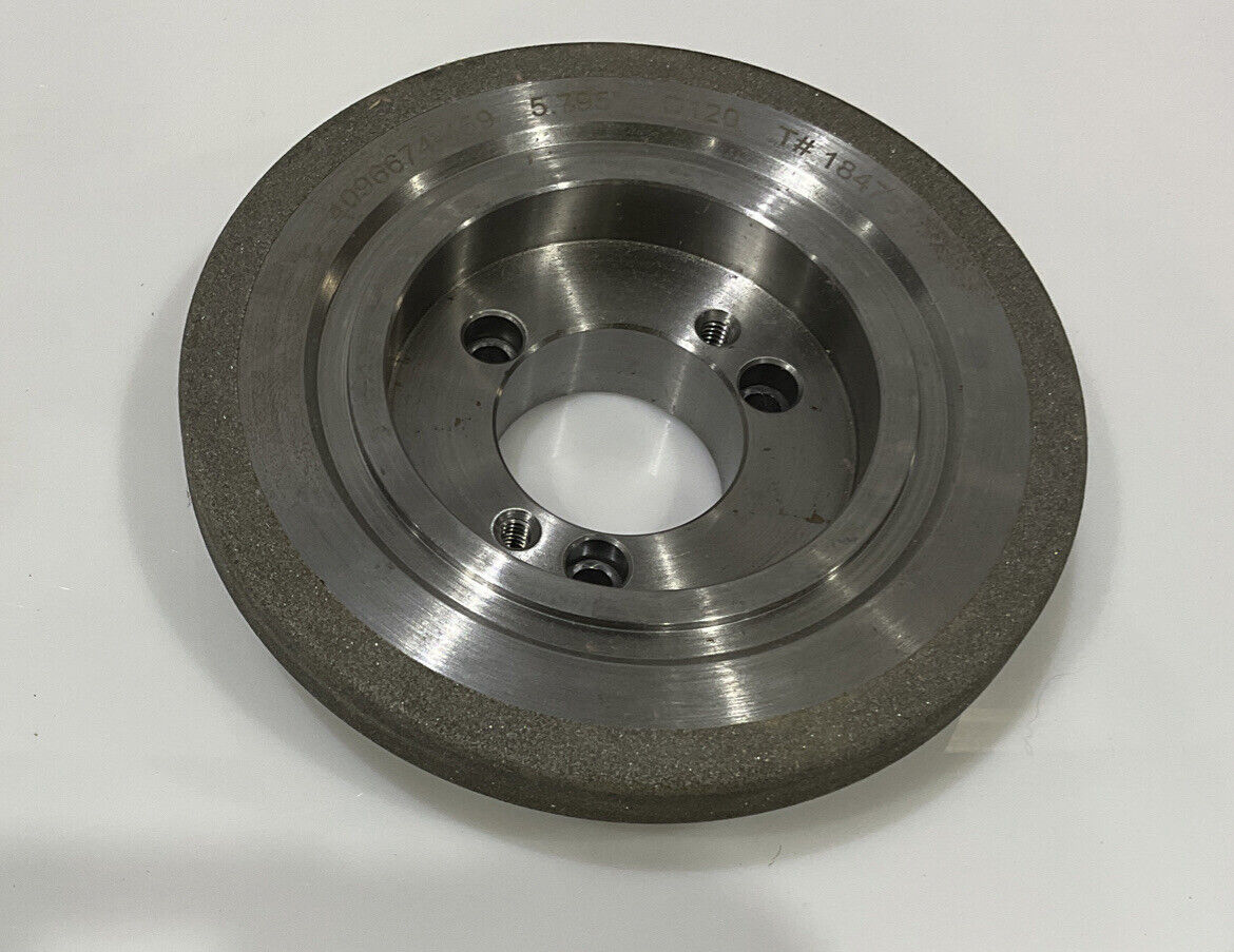 CONTINENTAL DIAMOND TOOL 184769-2 GRIT 120 5.79" GRINDING WHEEL