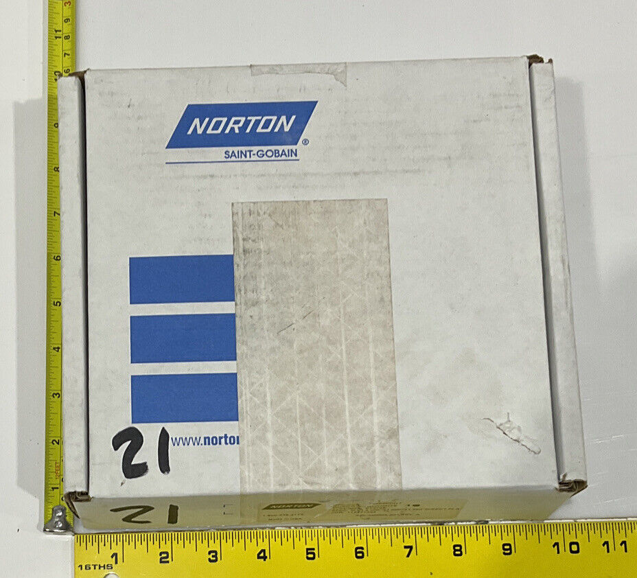 NORTON PT2768 GRIT 60/80 4”OD DIAMETER 1.26” BORE DIAMOND GRINDING WHEEL