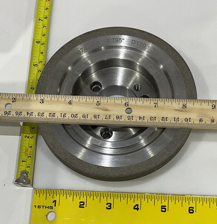 CONTINENTAL DIAMOND TOOL 184769-2 GRIT 120 5.79" GRINDING WHEEL