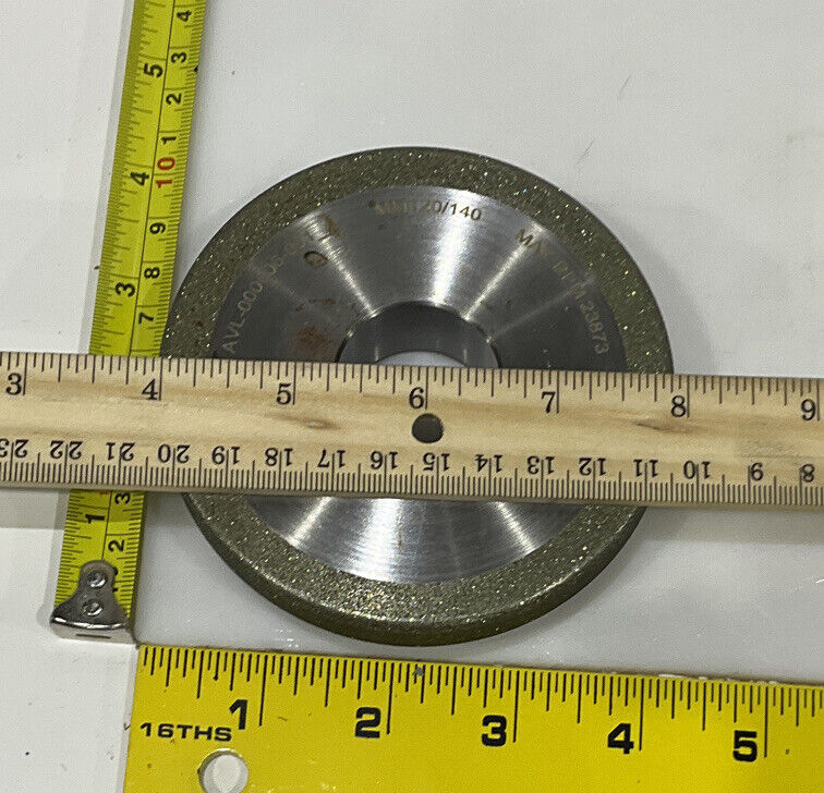CONTINENTAL DIAMOND TOOL 229400-2 GRIT 120/140 4” GRINDING WHEEL