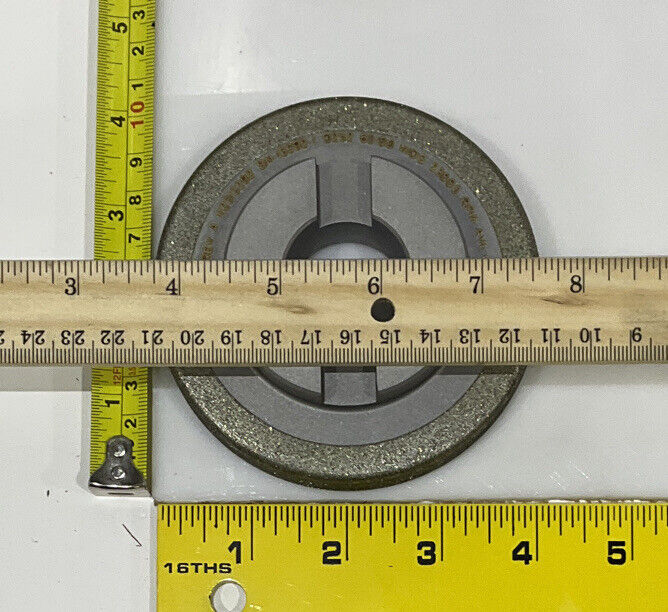 NORTON PT2768 GRIT 60/80 4” OD DIAMETER 1.26” BORE DIAMOND GRINDING WHEEL