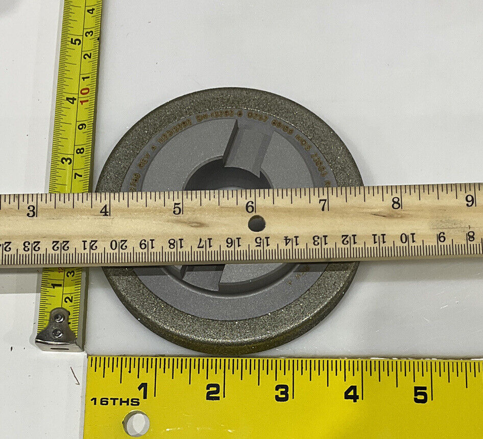 NORTON PT2768 GRIT 60/80 4”OD DIAMETER 1.26” BORE DIAMOND GRINDING WHEEL