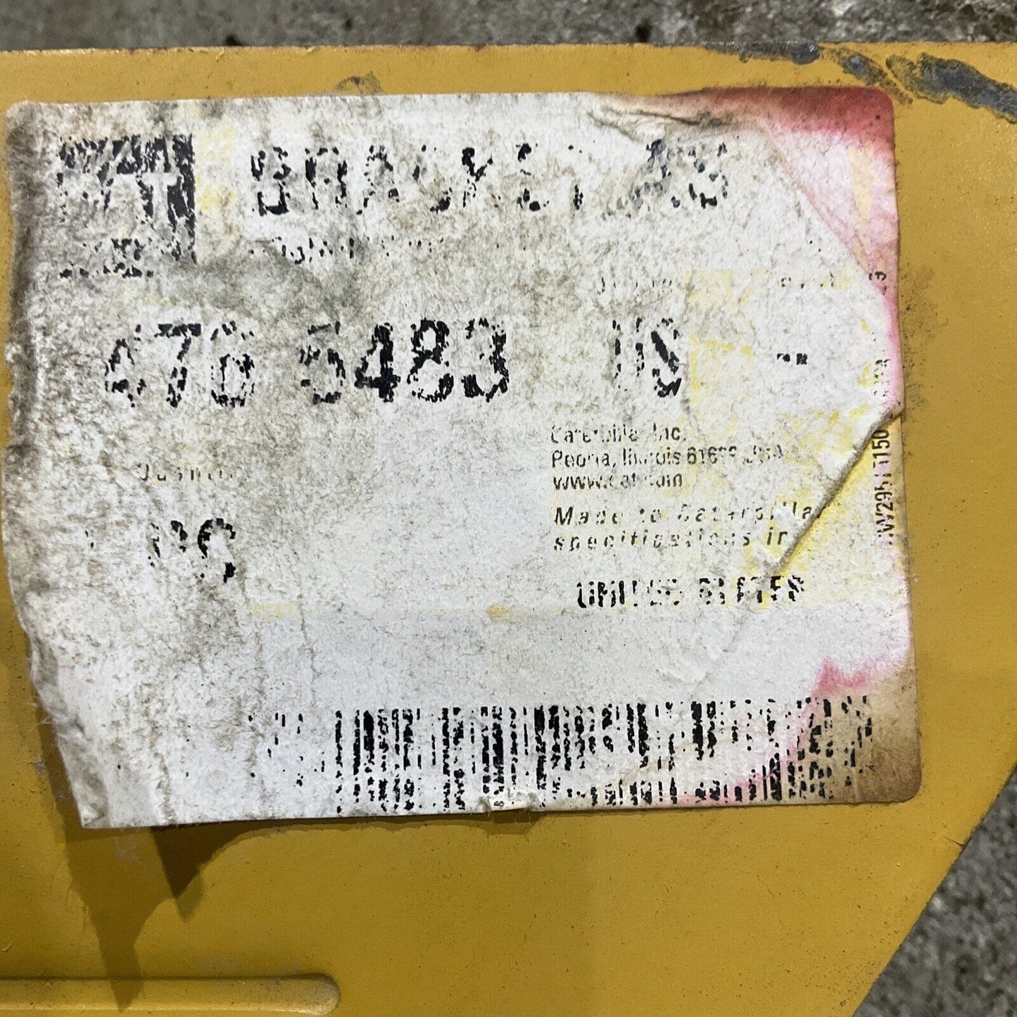 CAT 476-5483 BRACKET 107
