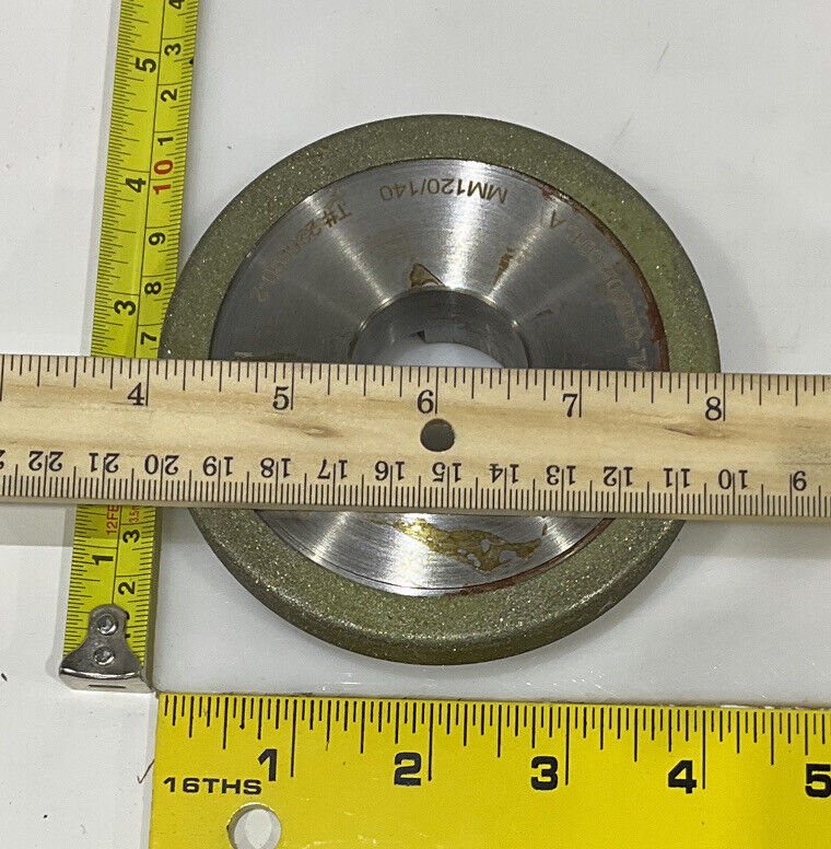 CONTINENTAL DIAMOND TOOL 225690-2 GRIT 120/140 4” GRINDING WHEEL