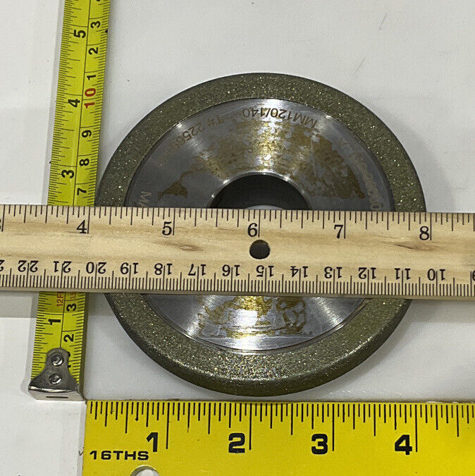 CONTINENTAL DIAMOND TOOL 225690-2 GRIT 120/140 4” GRINDING WHEEL