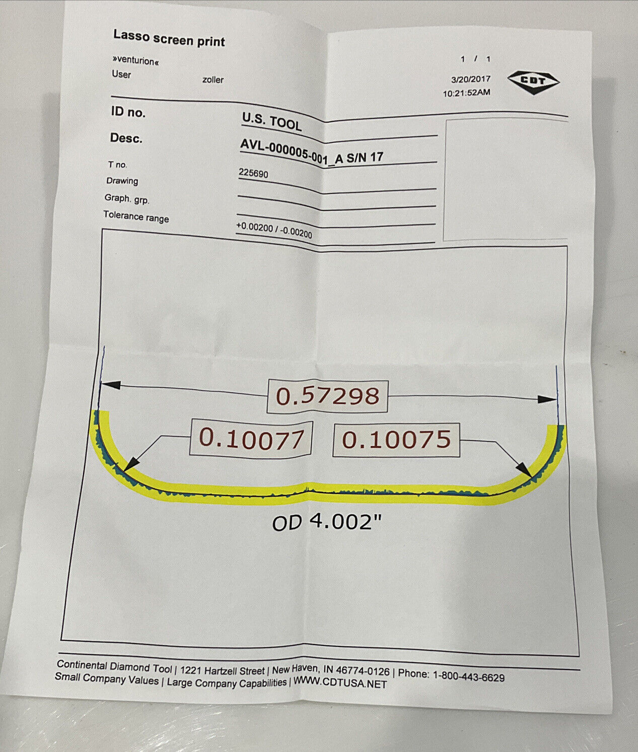 CONTINENTAL DIAMOND TOOL 225690-1 GRIT 120/140 4” GRINDING WHEEL
