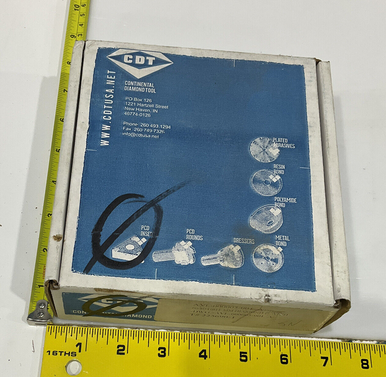 CONTINENTAL DIAMOND TOOL 225690-1 GRIT 120/140 4” GRINDING WHEEL