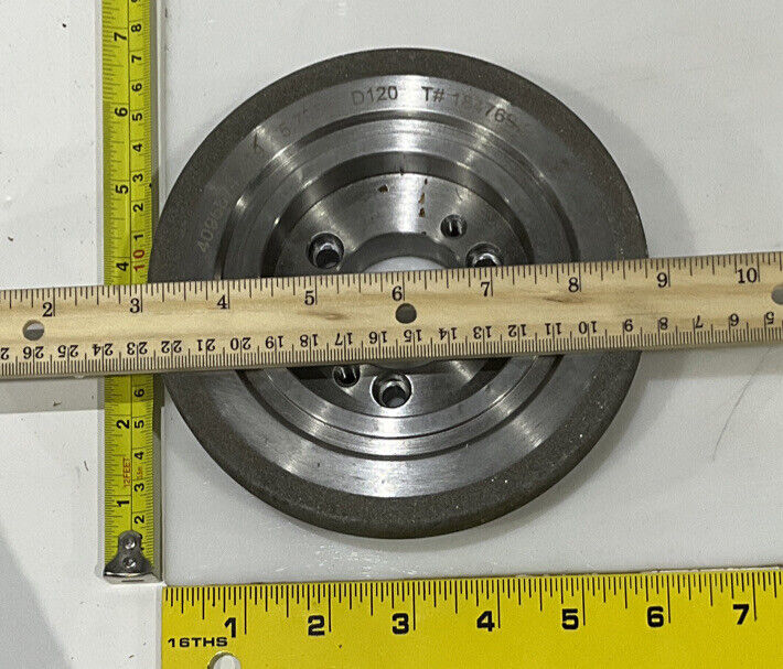 CONTINENTAL DIAMOND TOOL 215087 60/80 GRIT 5.795” DIAMETER GRINDING WHEEL 1.5"