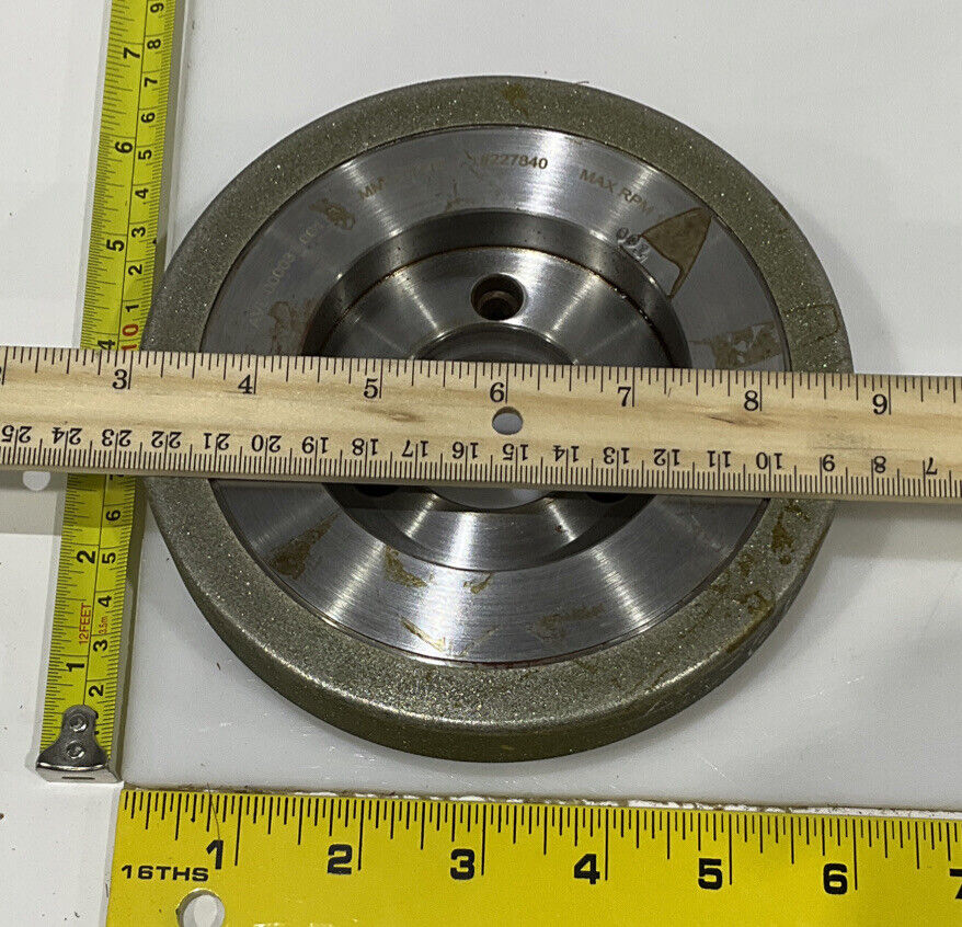 CONTINENTAL DIAMOND TOOL 227840 120/140 GRIT 5.795” DIAMETER GRINDING WHEEL