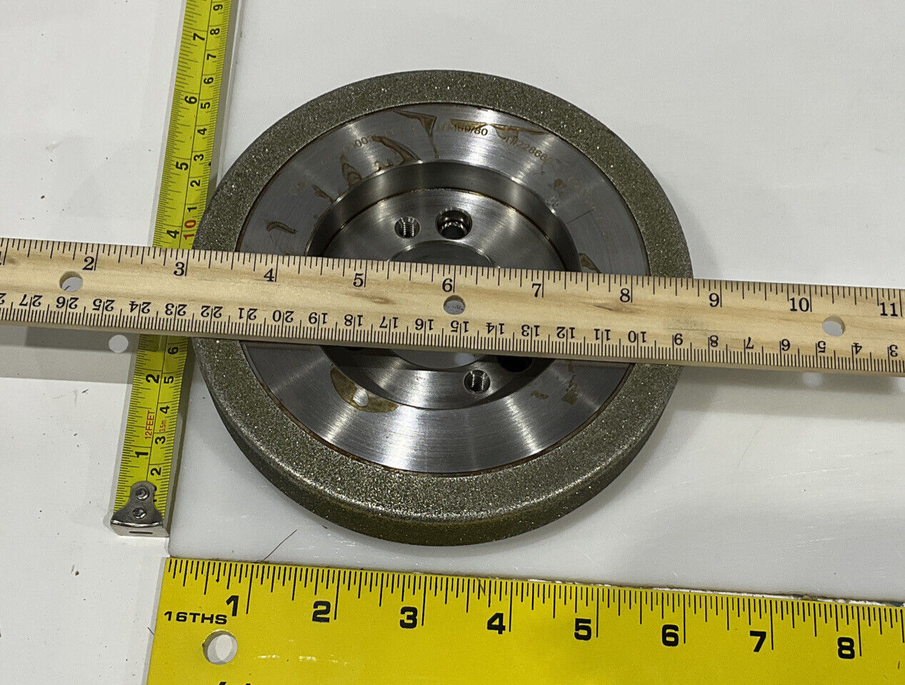 CONTINENTAL DIAMOND TOOL 228660 60/80 GRIT 5.795” DIAMETER GRINDING WHEEL
