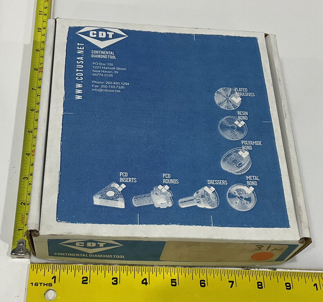CONTINENTAL DIAMOND TOOL 227840 120/140 GRIT 5.795” DIAMETER GRINDING WHEEL