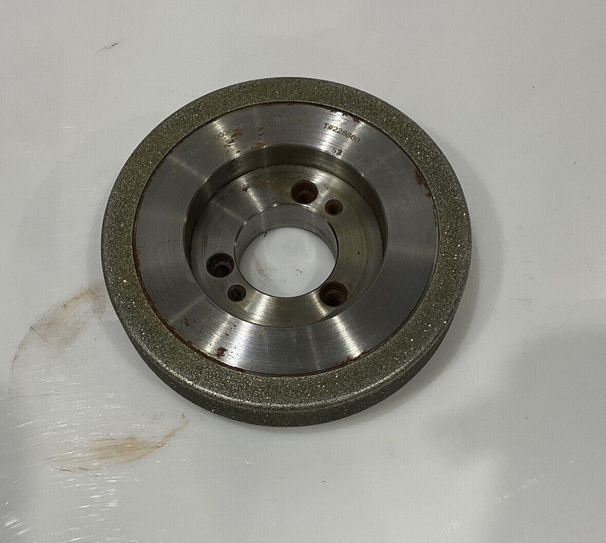 CONTINENTAL DIAMOND TOOL 228660 60/80 GRIT 5.795” DIAMETER GRINDING WHEEL