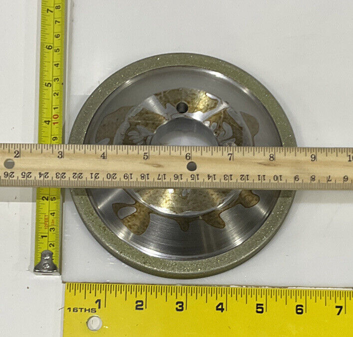 CONTINENTAL DIAMOND TOOL 218860 120/14 0 GRIT 5.795” DIAMETER GRINDING WHEEL