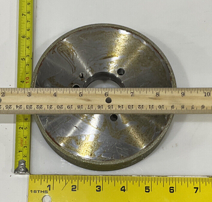 CONTINENTAL DIAMOND TOOL 227386-2 120/140 GRIT 5.795” DIAMETER GRINDING WHEEL