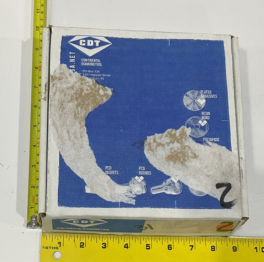 CONTINENTAL DIAMOND TOOL 227386-1 120/140 GRIT 5.795” DIAMETER GRINDING WHEEL