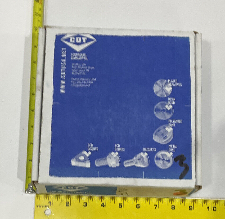 CONTINENTAL DIAMOND TOOL 227386-2 120/140 GRIT 5.795” DIAMETER GRINDING WHEEL