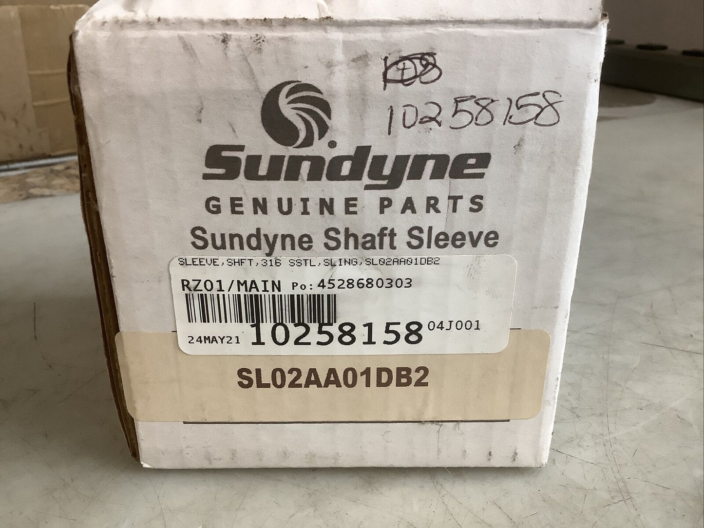 SUNDYNE SL02AA01DB2 SHAFT SLEEVE 678