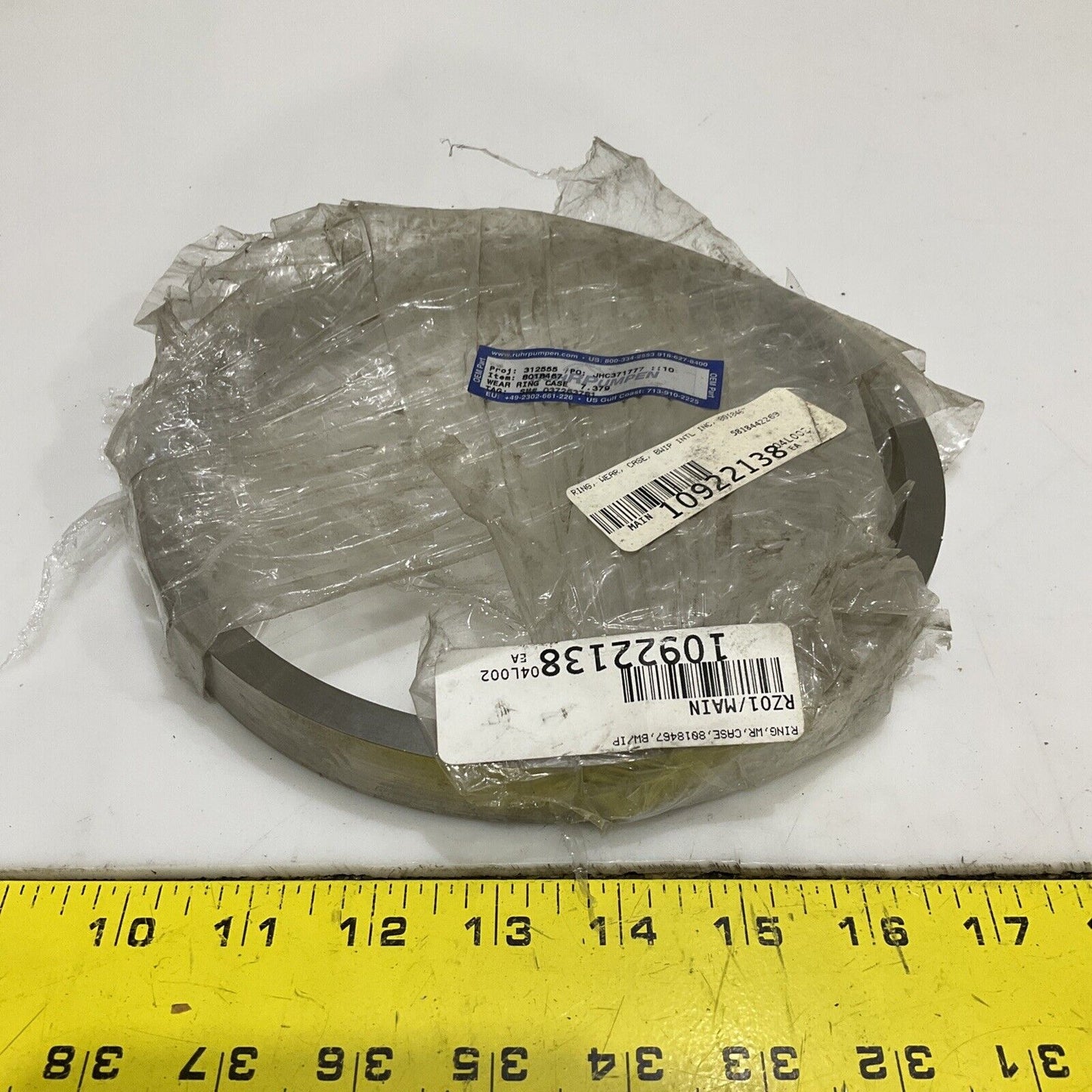 RHURPUMPEN 8018467 WEAR RING CASE 678