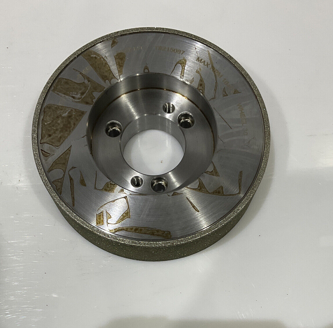 CONTINENTAL DIAMOND TOOL 215087 60/80 GRIT 5.795” DIAMETER GRINDING WHEEL