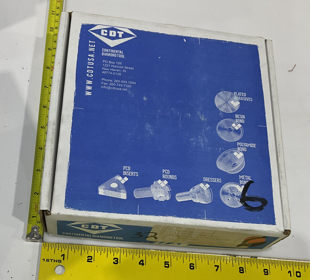 CONTINENTAL DIAMOND TOOL 215087 60/80 GRIT 5.795” DIAMETER GRINDING WHEEL