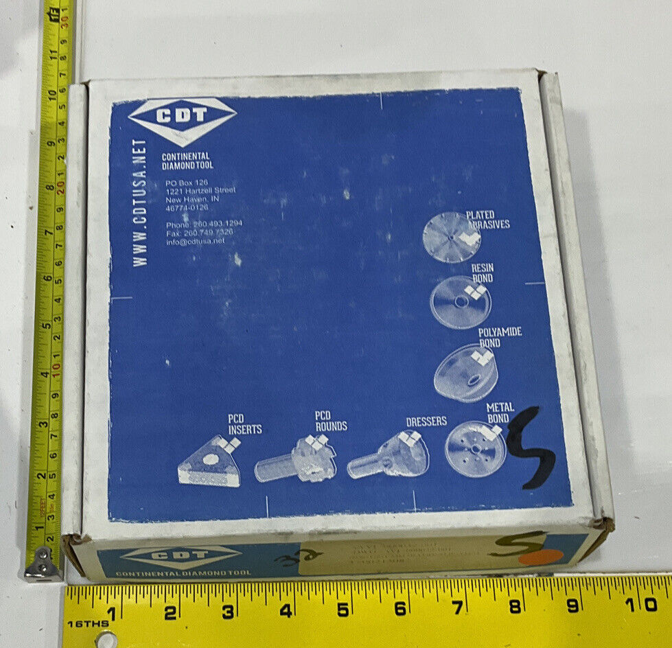 CONTINENTAL DIAMOND TOOL 215087 60/80 GRIT 5.795” DIAMETER GRINDING WHEEL