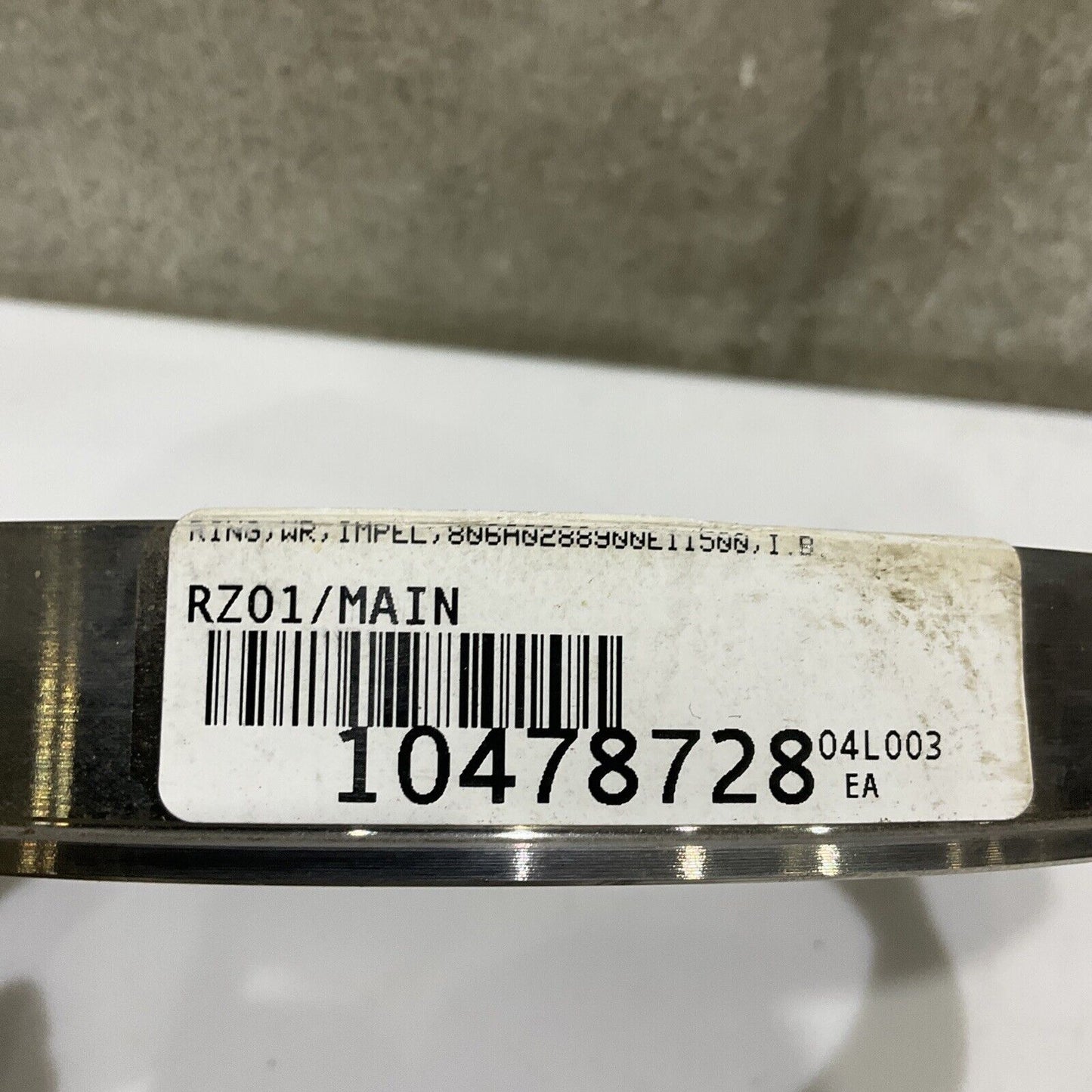 UNION PUMP 806A0288900E11500 IMPELLER WEAR RING 678