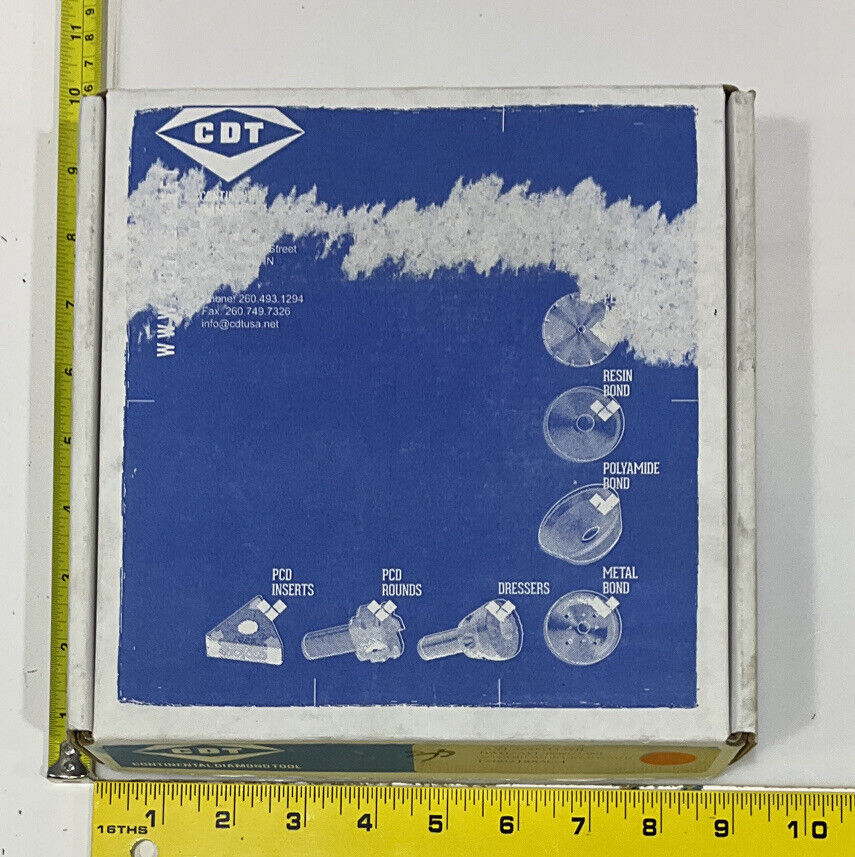 CONTINENTAL DIAMOND TOOL 218856-1 120/140 GRIT 5.795” DIAMETER GRINDING WHEEL
