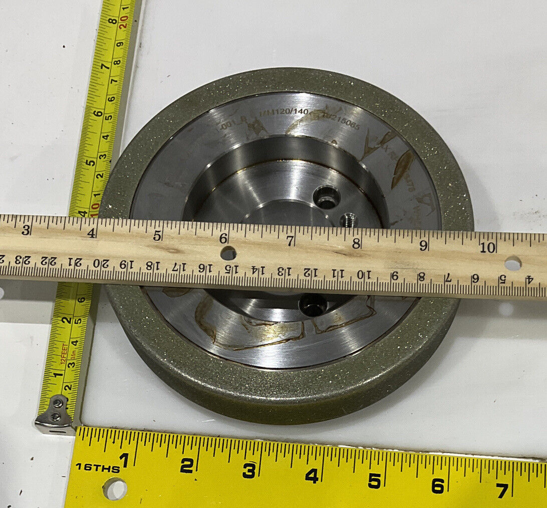 CONTINENTAL DIAMOND TOOL 215065 120/140 GRIT 5.795” DIAMETER GRINDING WHEEL