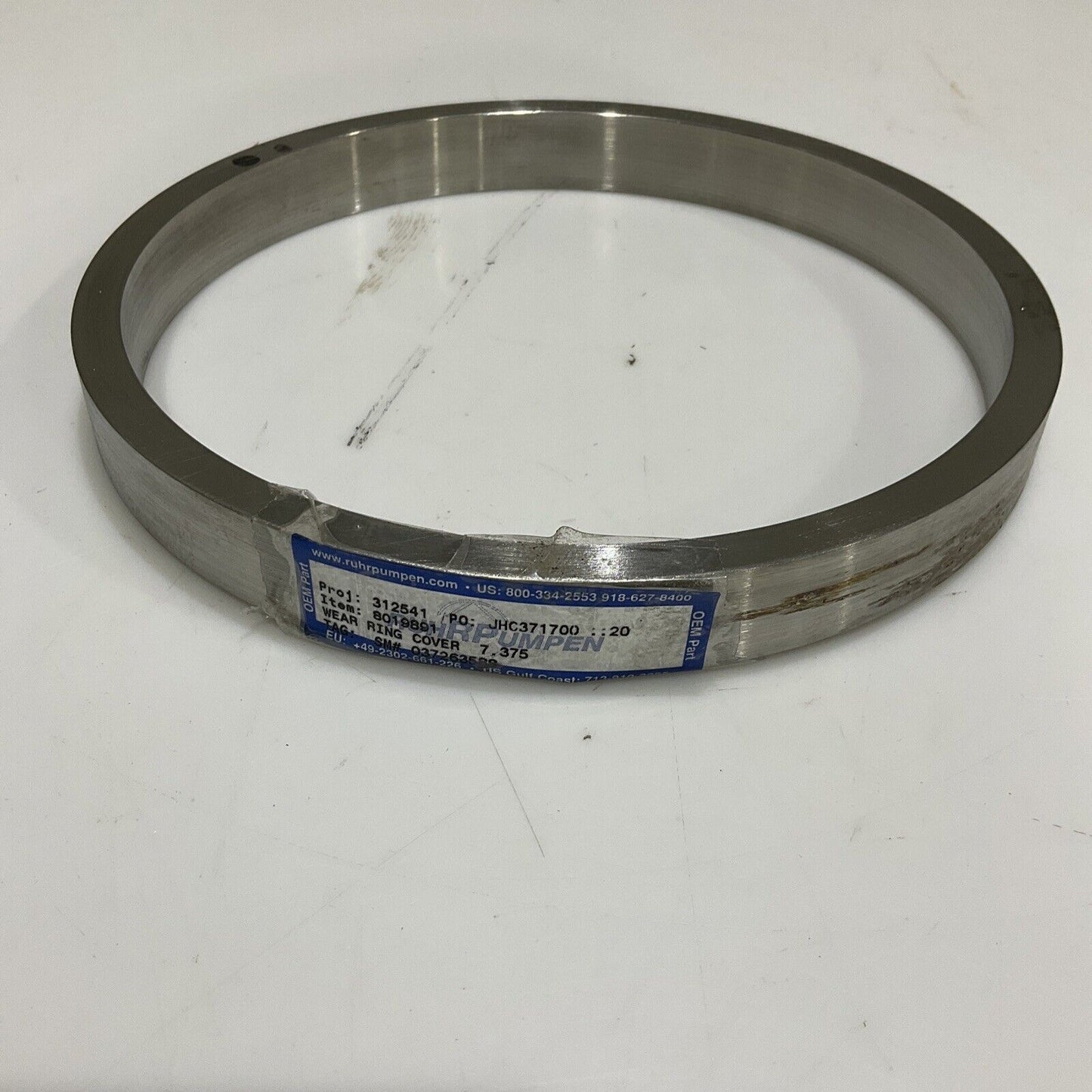 RUHRPUMPEN 8019891 WEAR RING COVER 678