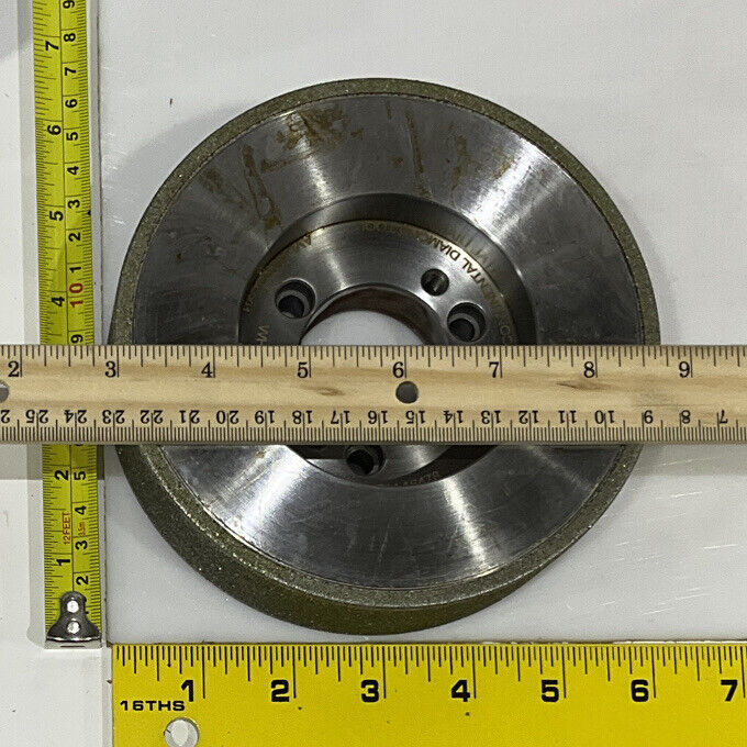 CONTINENTAL DIAMOND TOOL 196210 60/80 GRIT 5.795” DIAMETER GRINDING WHEEL