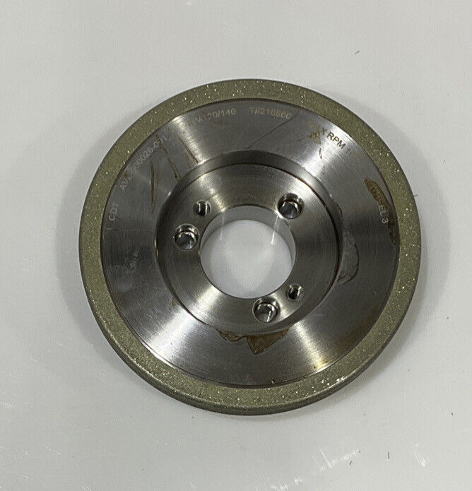 CONTINENTAL DIAMOND TOOL 218860 120/14 0 GRIT 5.795” DIAMETER GRINDING WHEEL