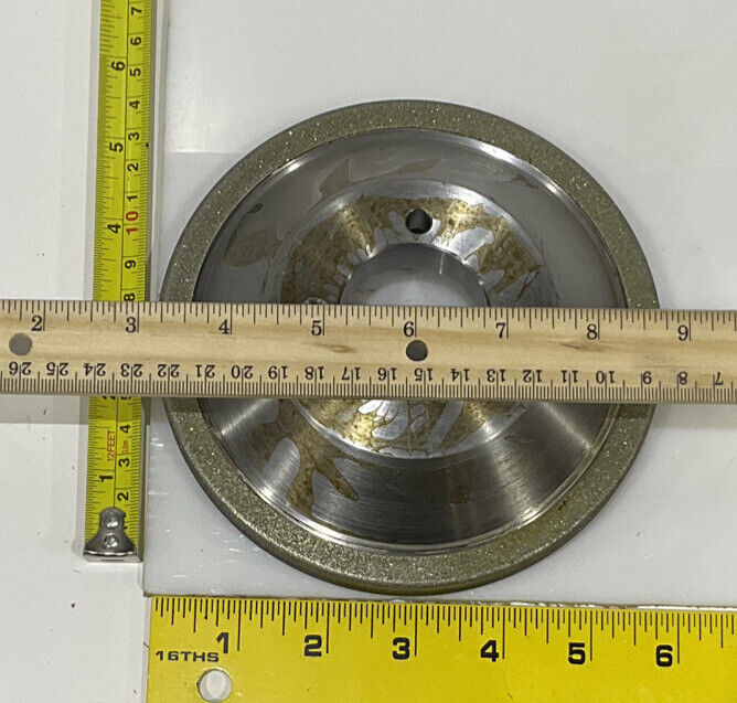 CONTINENTAL DIAMOND TOOL 218860 120/14 0 GRIT 5.795” DIAMETER GRINDING WHEEL