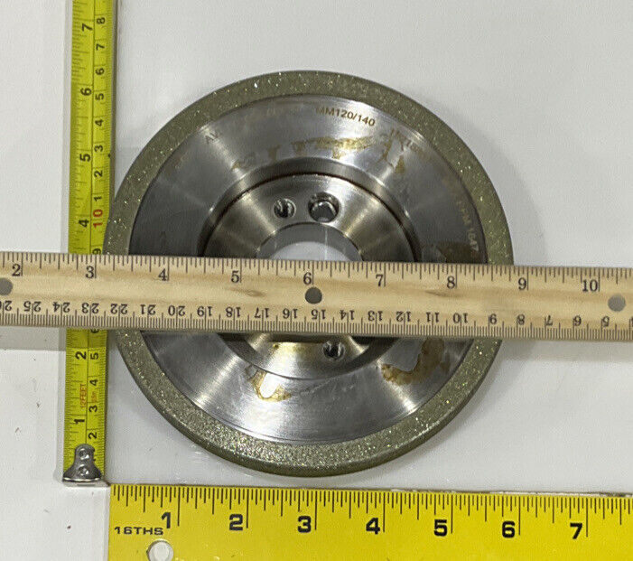 CONTINENTAL DIAMOND TOOL 218860 120/14 0 GRIT 5.795” DIAMETER GRINDING WHEEL