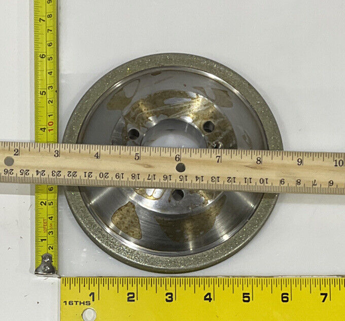 CONTINENTAL DIAMOND TOOL 218860 120/14 0 GRIT 5.795” DIAMETER GRINDING WHEEL
