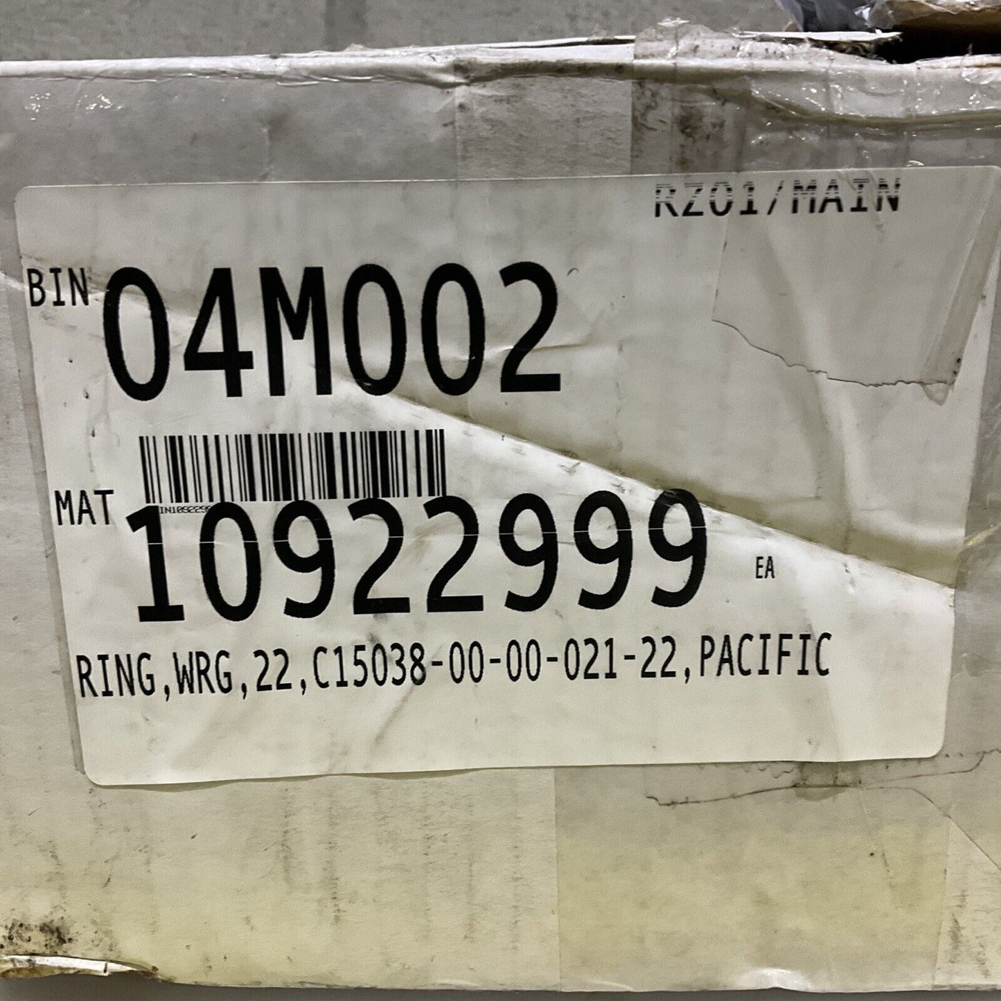 FLOWSERVE PACIFIC C15038-00-00-021-22 COKE CRUSHER WEARING RING 678