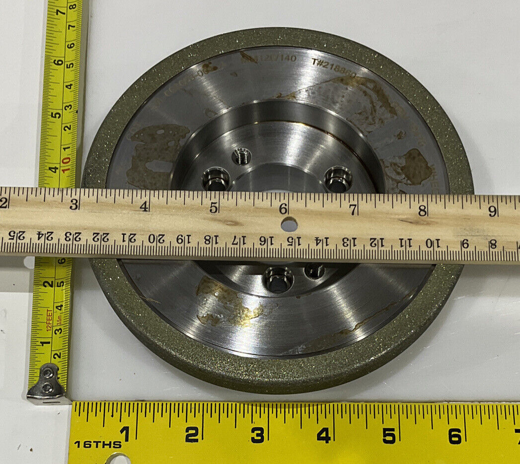 CONTINENTAL DIAMOND TOOL 218860 120/14 0 GRIT 5.795” DIAMETER GRINDING WHEEL